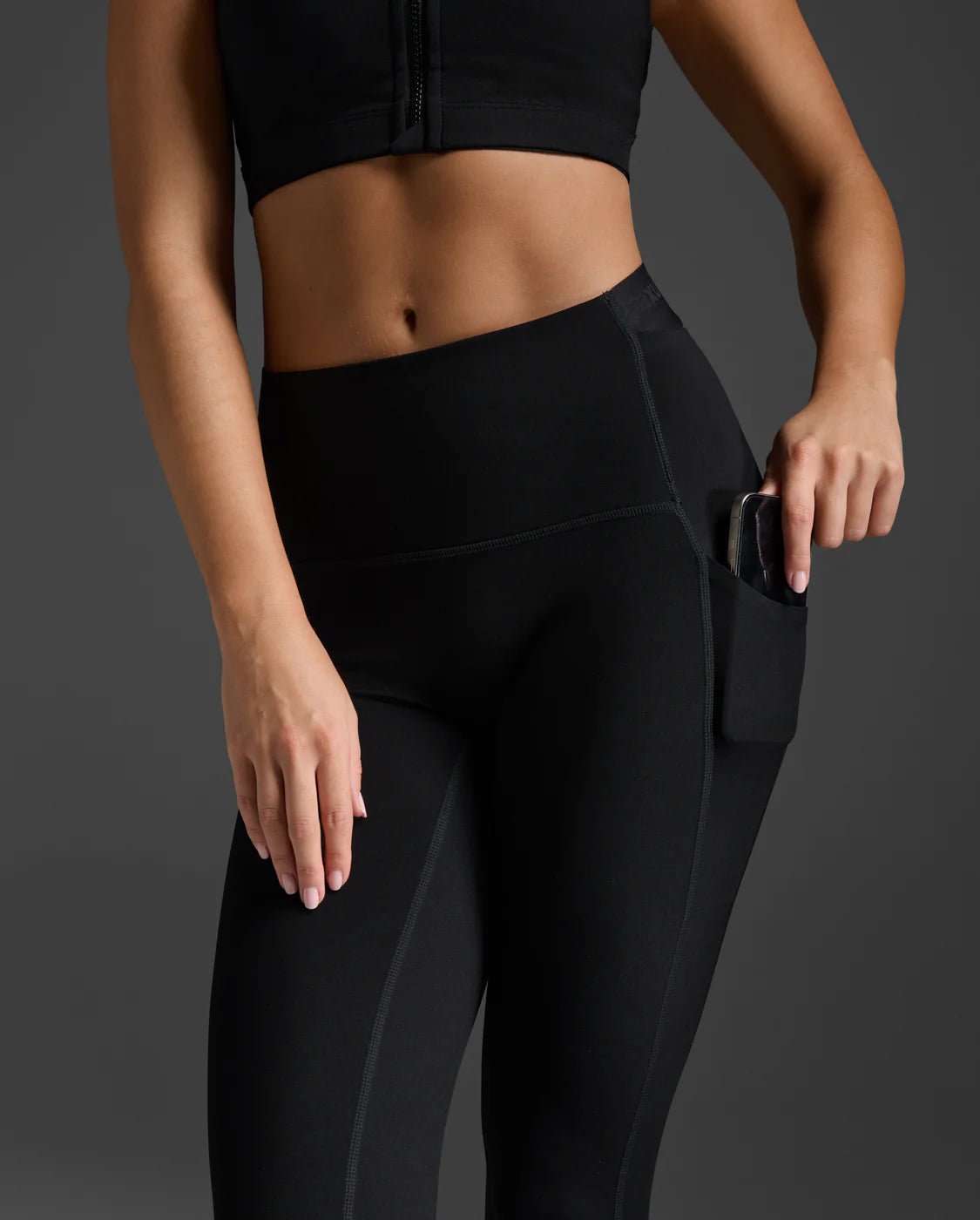 2XU Form Stash Hi-Rise Compression Tights (15-20 mmHg) - YoU Compression Wear