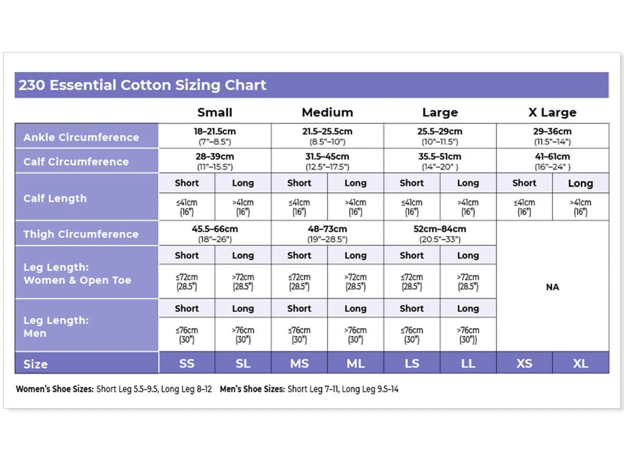 Sigvaris Cotton Knee High 20-30 and 30-40 mmHg (unisex) - YoU Compression Wear