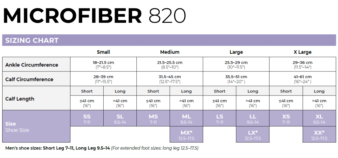 Sigvaris Microfiber Knee High (Men&