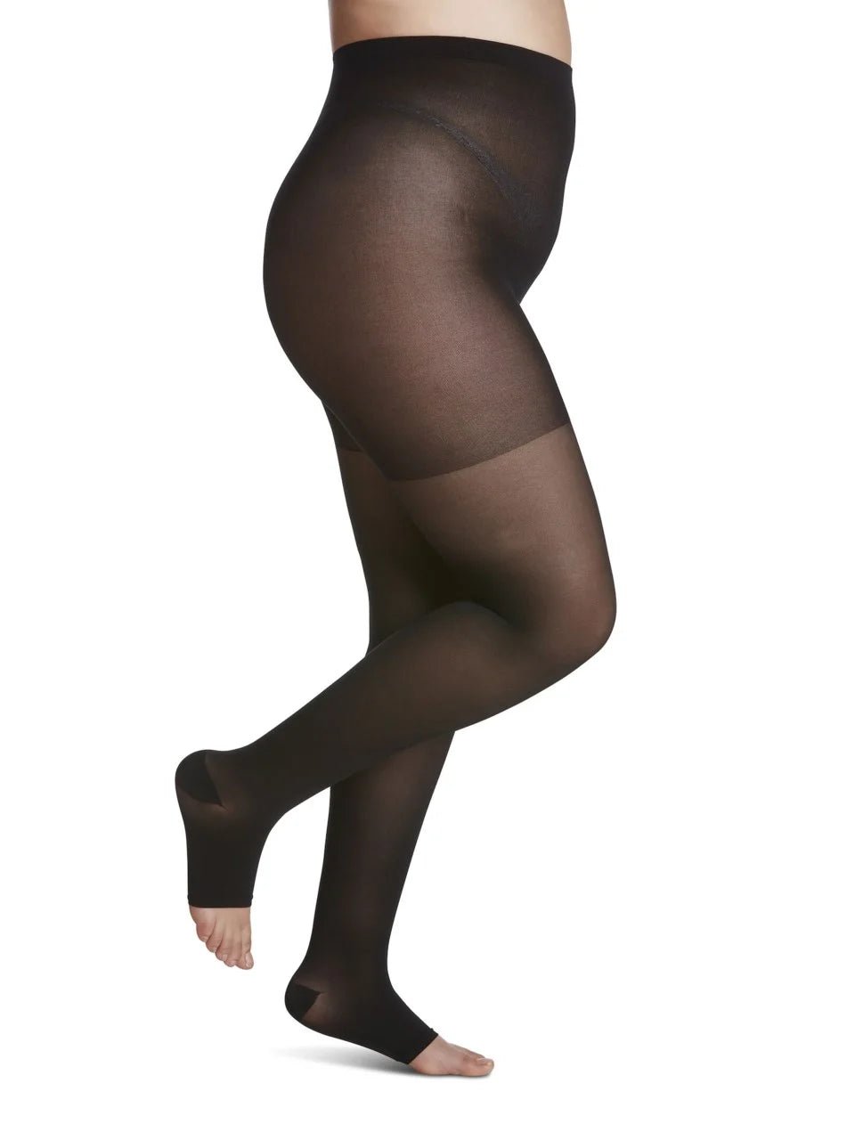 Sigvaris Sheer Open Toe Pantyhose 30 - 40 mmHg - YoU Compression Wear