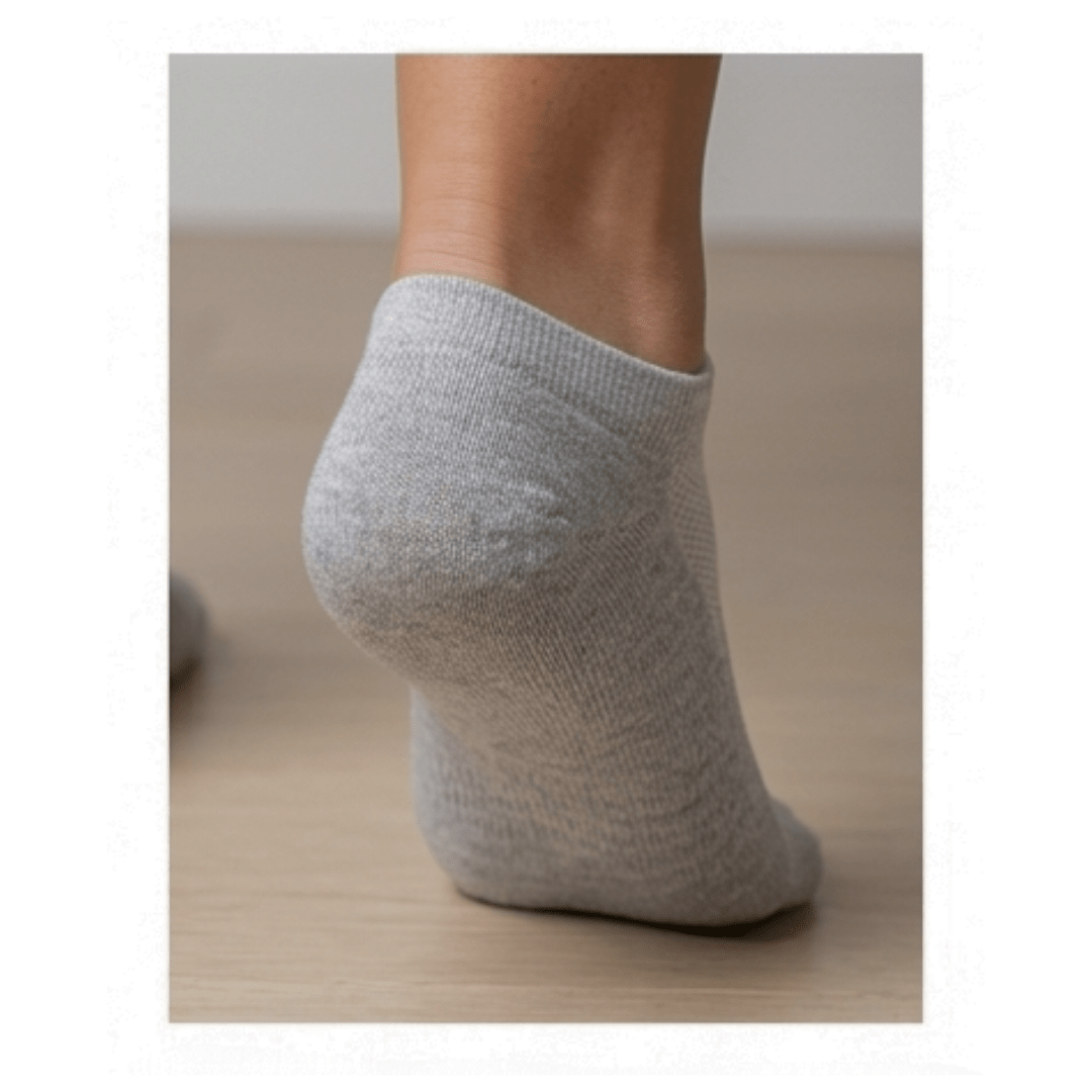 YoU Compression® Grey Sport Ankle Compression Socks 20-30 mmHg - YoU Compression Wear