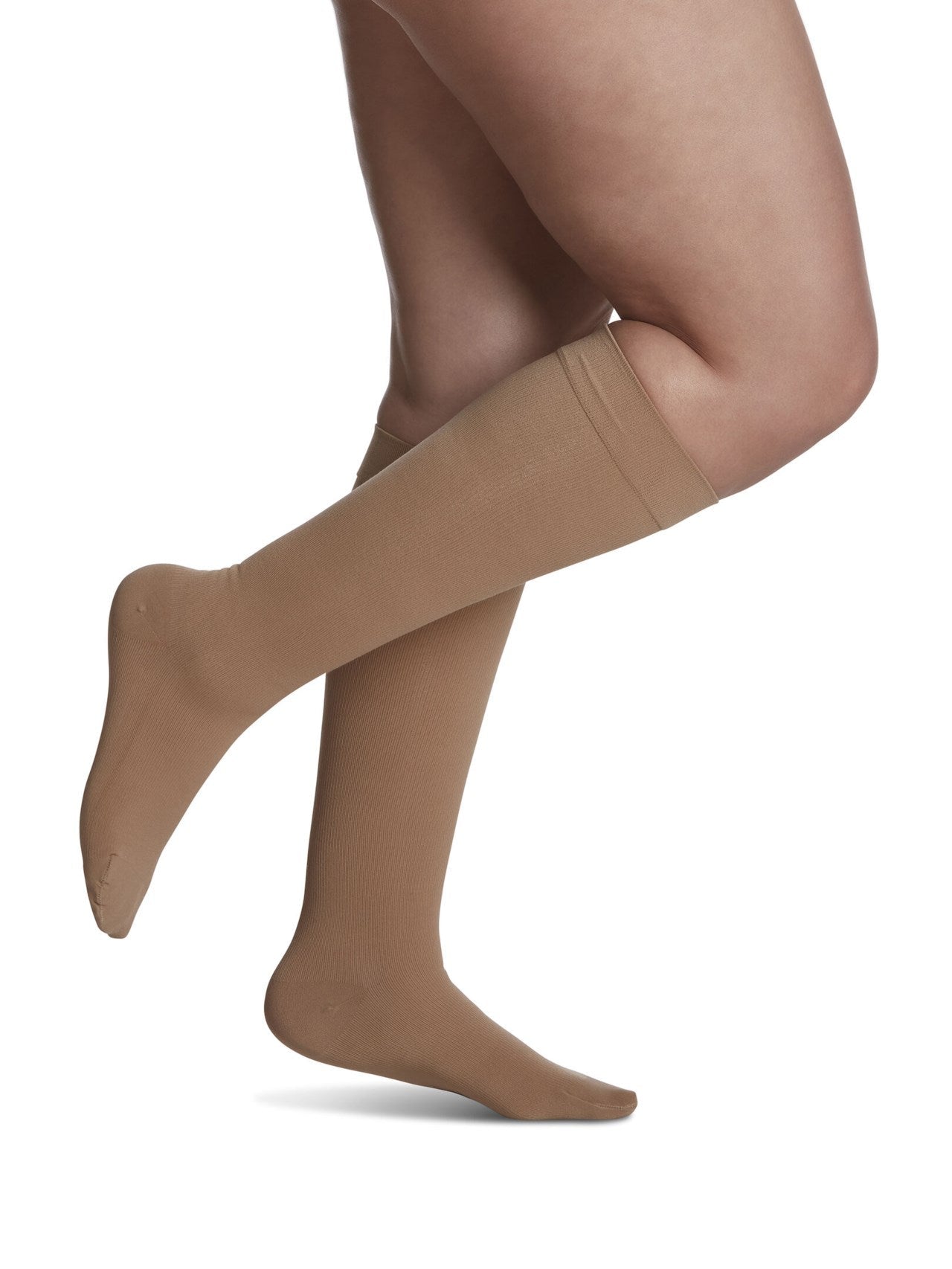 Sigvaris Cotton Knee High with Grip Top (Women&