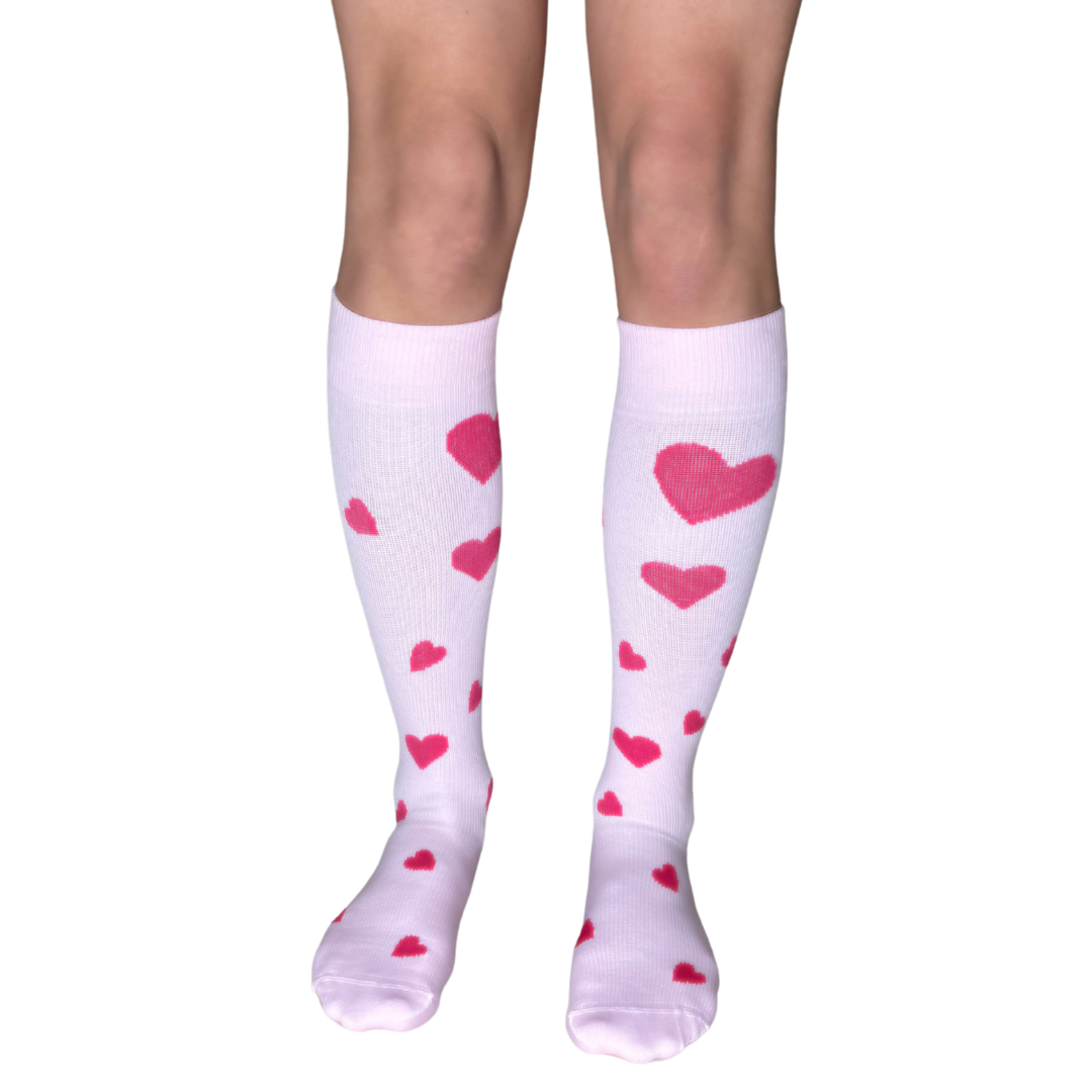 💗 Raspberry-Red LOVE YoU® • 20-30 mmHg Knee High 💗