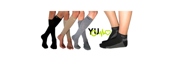 YoU Compression® 2 Knee High/1 Sleeve/1 Ankle Socks 20-30 mmHg