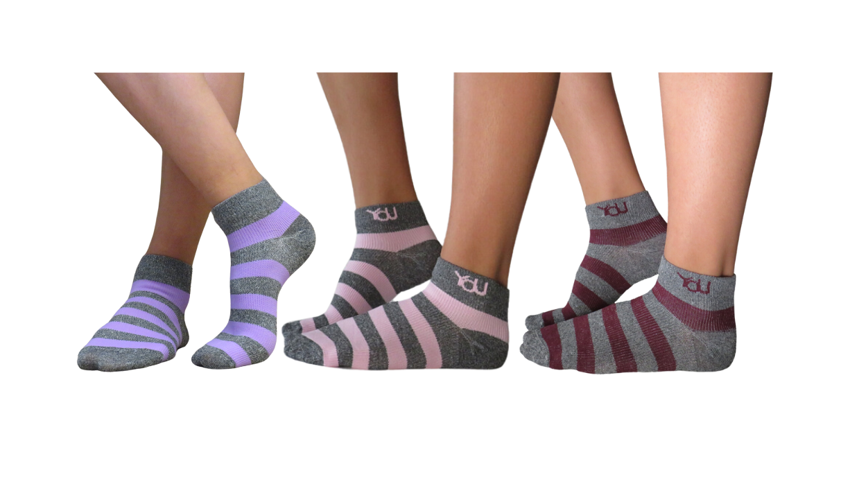 YoU Compression® Ankle Bundle | 3 pairs Ankle | 20-30 mmHg