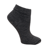 Charcoal Alpaca Wool Ankle Compression Socks 20-30 mmHg - YoU Compression Wear