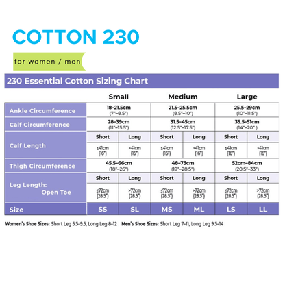 Sigvaris Cotton Open Toe Thigh High (both for Men &amp; Women) - YoU Compression Wear