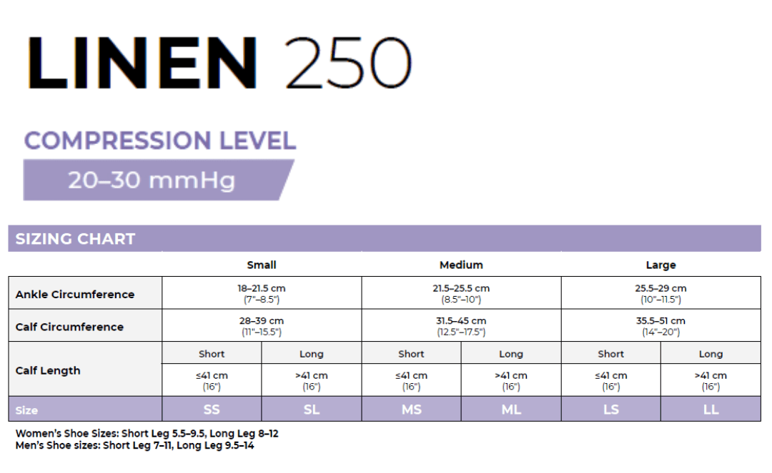 Sigvaris Linen Knee High (Men&