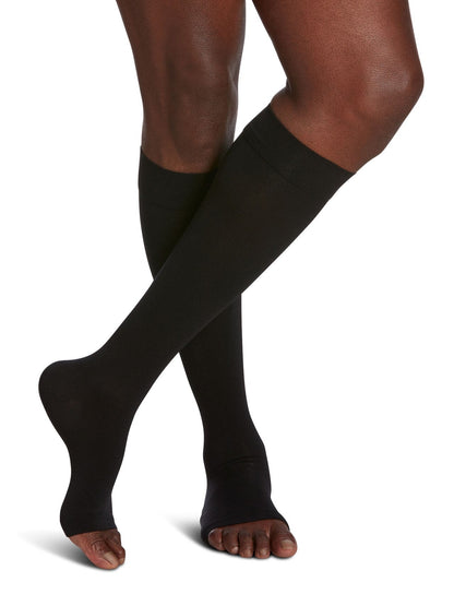 Sigvaris Opaque Open Toe Knee High - YoU Compression Wear