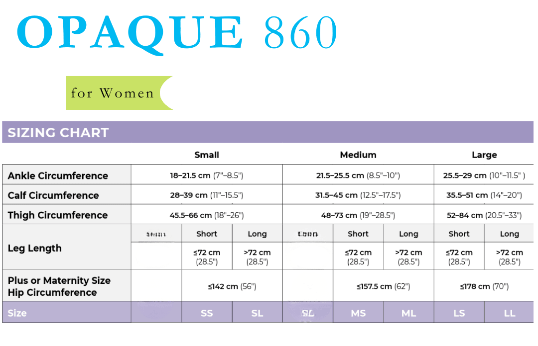 Sigvaris Opaque Pantyhose PLUS - YoU Compression Wear