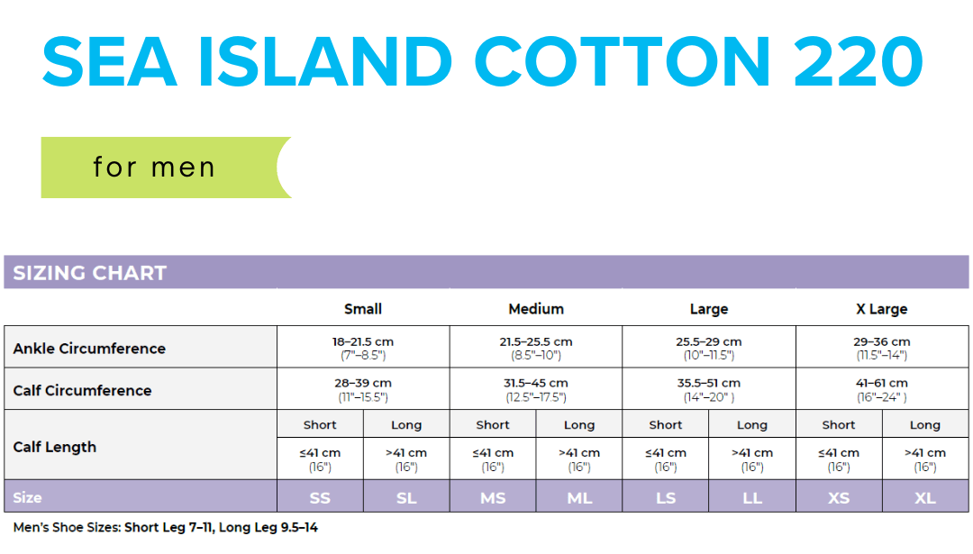 Sigvaris Sea Island Cotton Men&