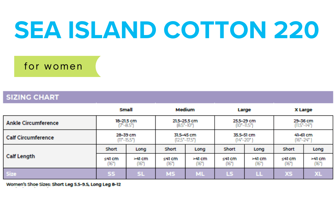 Sigvaris Sea Island Cotton Women&