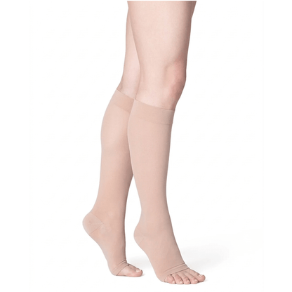 Sigvaris Sheer Open Toe Knee High - YoU Compression Wear
