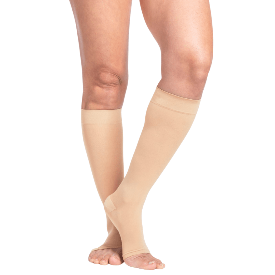 Sigvaris Sheer Open Toe Knee High - YoU Compression Wear