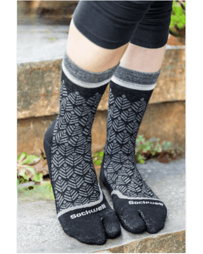 SockWell Revolution Bunion Crew Socks | Non-Compression Split Toe - YoU Compression Wear