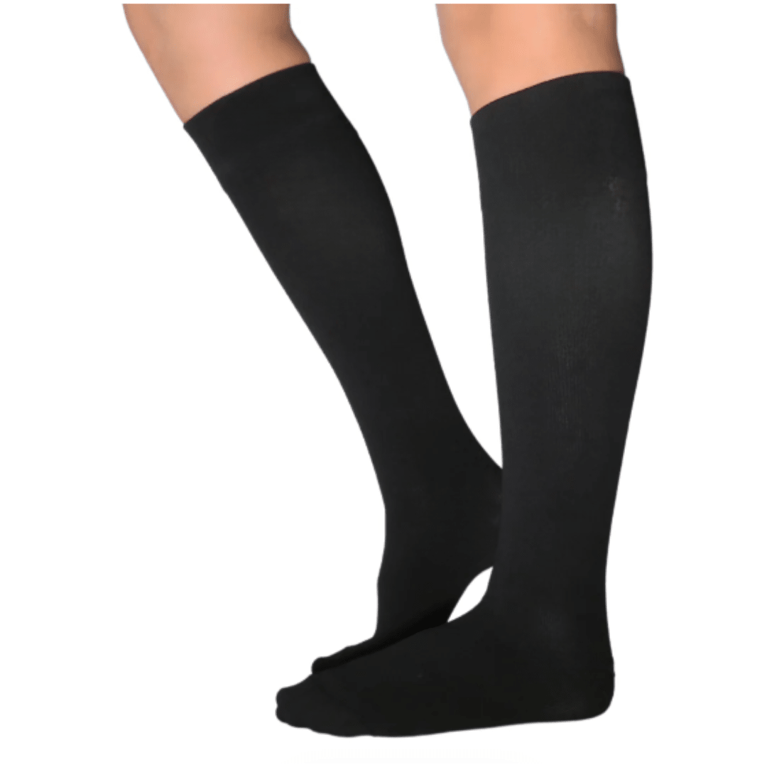 YoU Compression® Black Knee High Compression Socks 30-40 mmHg - YoU Compression Wear