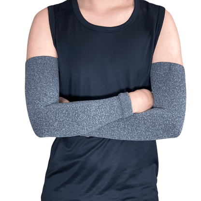 YoU Compression® Grey Marl Arm Sleeves 8 - 15 mmHg - YoU Compression Wear