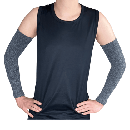 YoU Compression® Grey Marl Arm Sleeves 8 - 15 mmHg - YoU Compression Wear