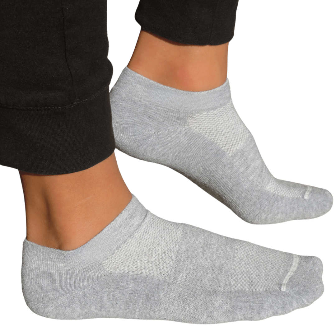 YoU Compression® Grey Sport • 20 - 30 mmHg Ankle Socks - YoU Compression Wear