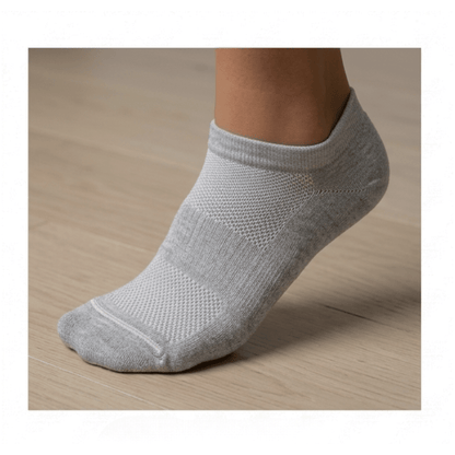 YoU Compression® Grey Sport Ankle Compression Socks 20-30 mmHg - YoU Compression Wear