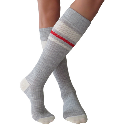 YoU® Classic Merino Wool Knee High • Travel &amp; Sport 15-20 mmHg Compression