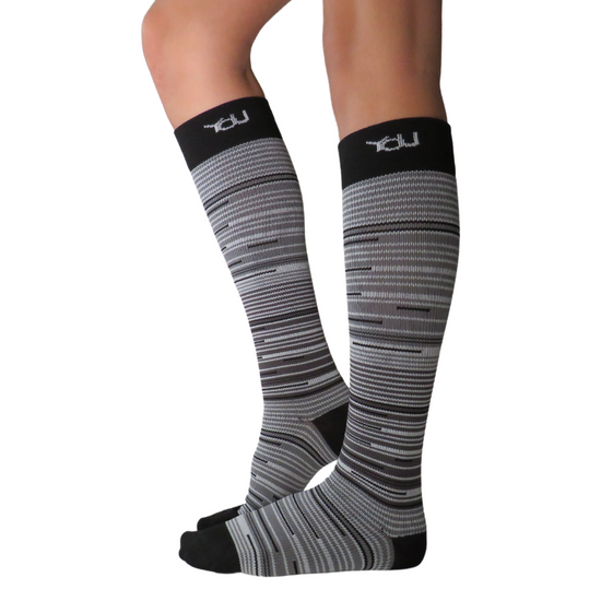 Black Ombre | Knee High 20-30 mmHg