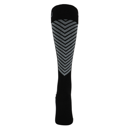 YoU Compression® Black Arrow Knee High 20-30 mmHg