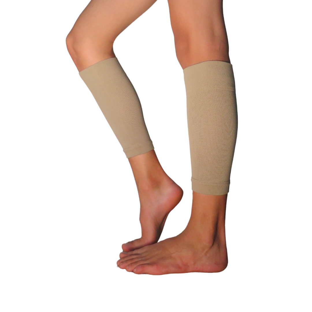 YoU® Coffee Crop Leg Sleeves • Travel &amp; Sport 15-20 mmHg Compression