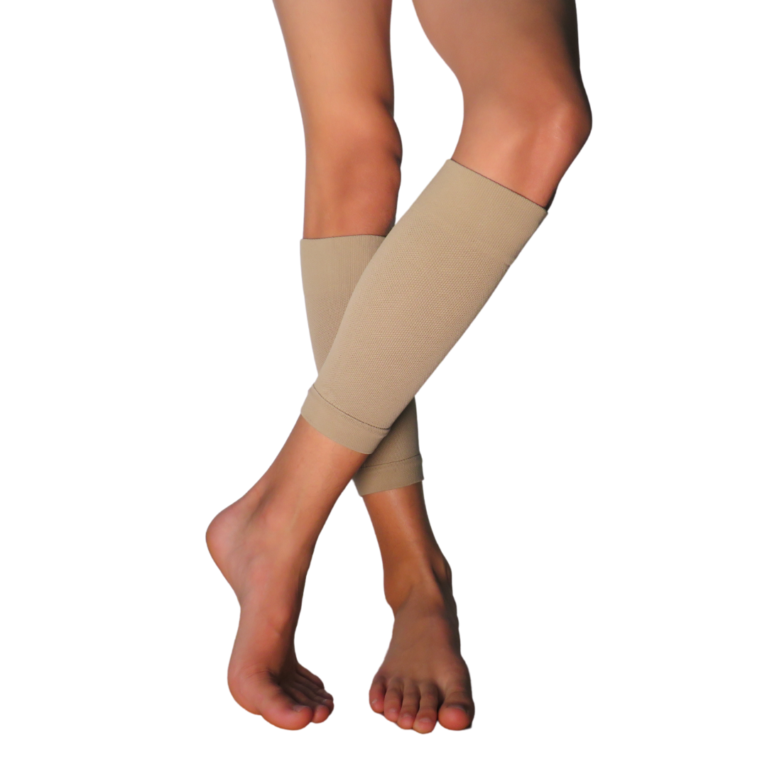 YoU® Coffee Crop Leg Sleeves • Travel &amp; Sport 15-20 mmHg Compression