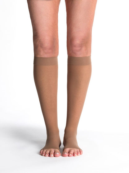 Sigvaris Sheer Open Toe Knee High - YoU Compression Wear