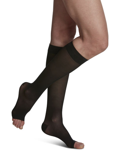 Sigvaris Sheer Open Toe Knee High - YoU Compression Wear