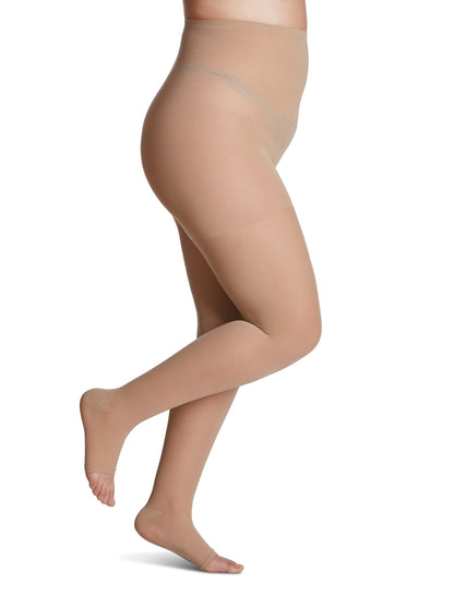 Sigvaris Sheer Open Toe Pantyhose - YoU Compression Wear