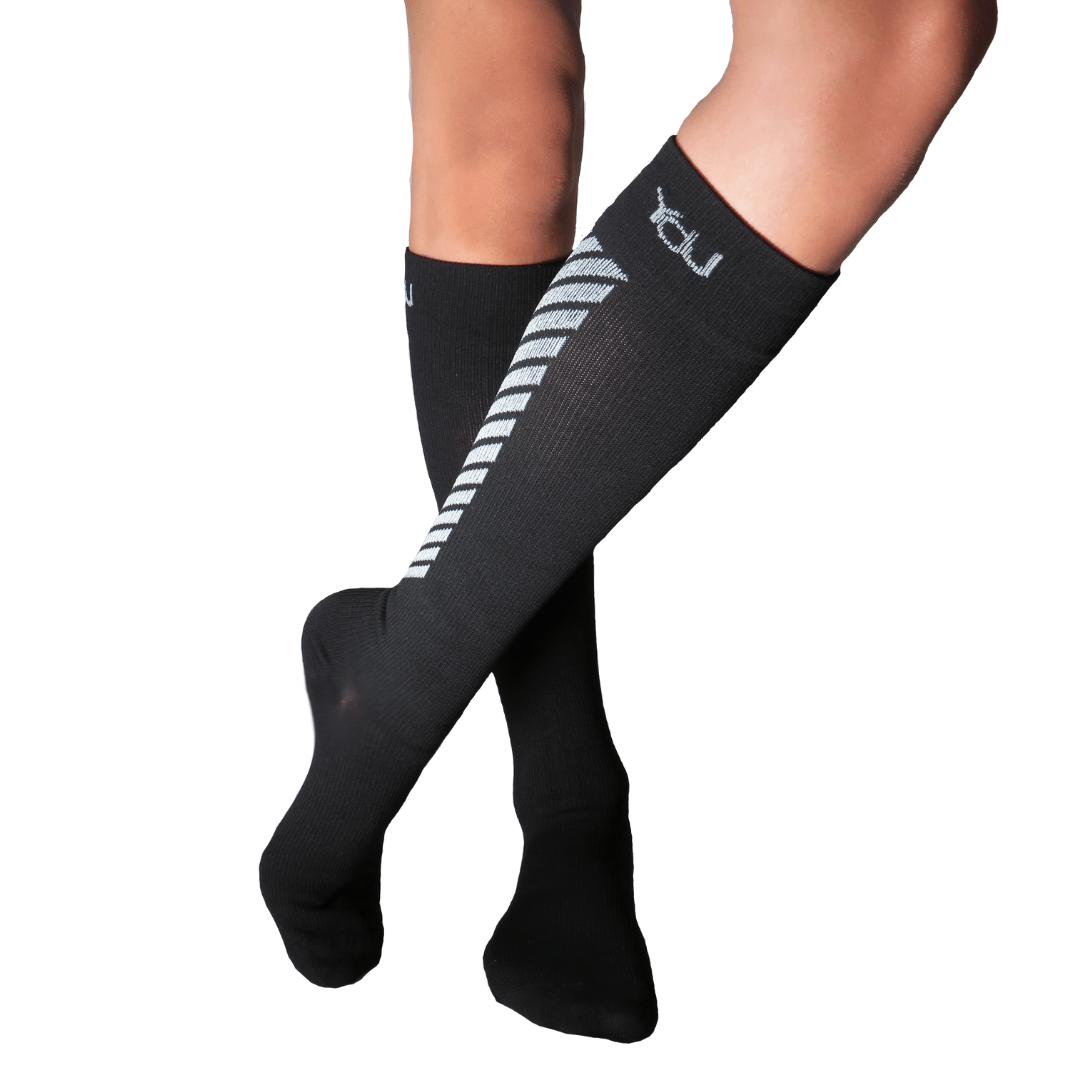 YoU Compression® Black Arrow • 20 - 30 mmHg Knee High - YoU Compression Wear