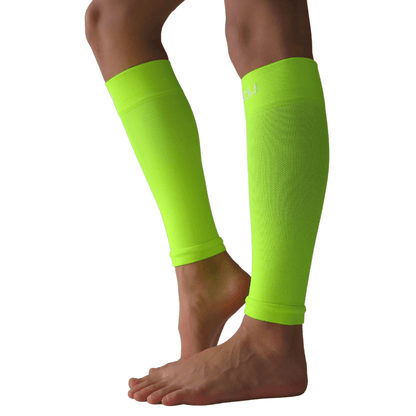 YoU Compression® Neon Yellow Leg Sleeves 20-30 mmHg - YoU Compression Wear